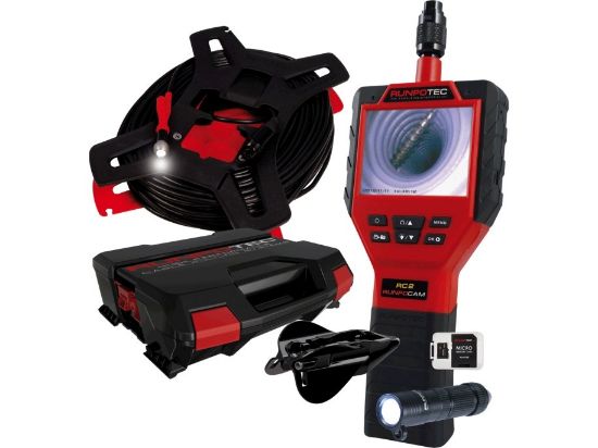 Picture of RUNPOCAM RC2 Multifunction Inspection Camera, 10m, 64┬░, 3.5"" TFT LCD, IP67